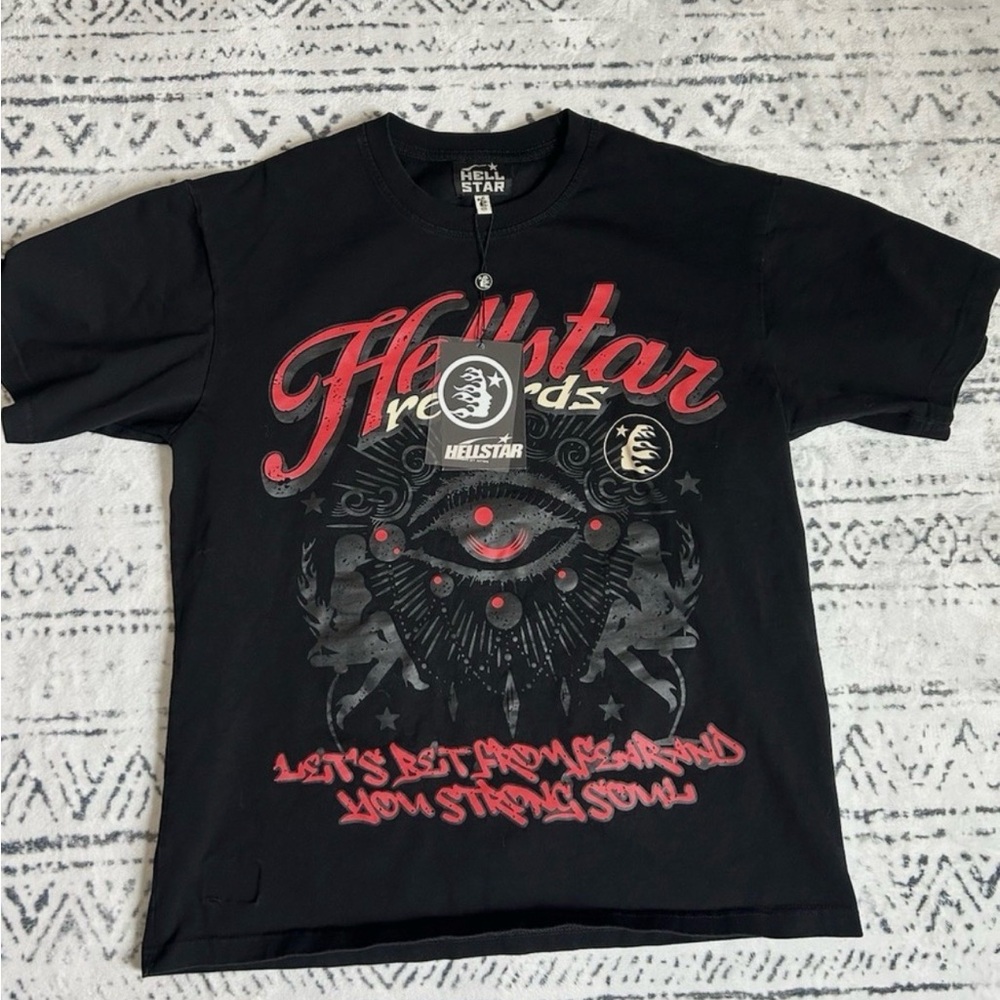 Hellstar Black and Red Graphic Tee 1 of 1